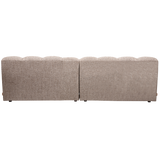 ALLURE 3-ZITS BANK GEWEVEN STOF BRUIN MELANGE