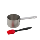 Barbecook - sauspan uit rvs met borstel 23x7.5x10.5cm