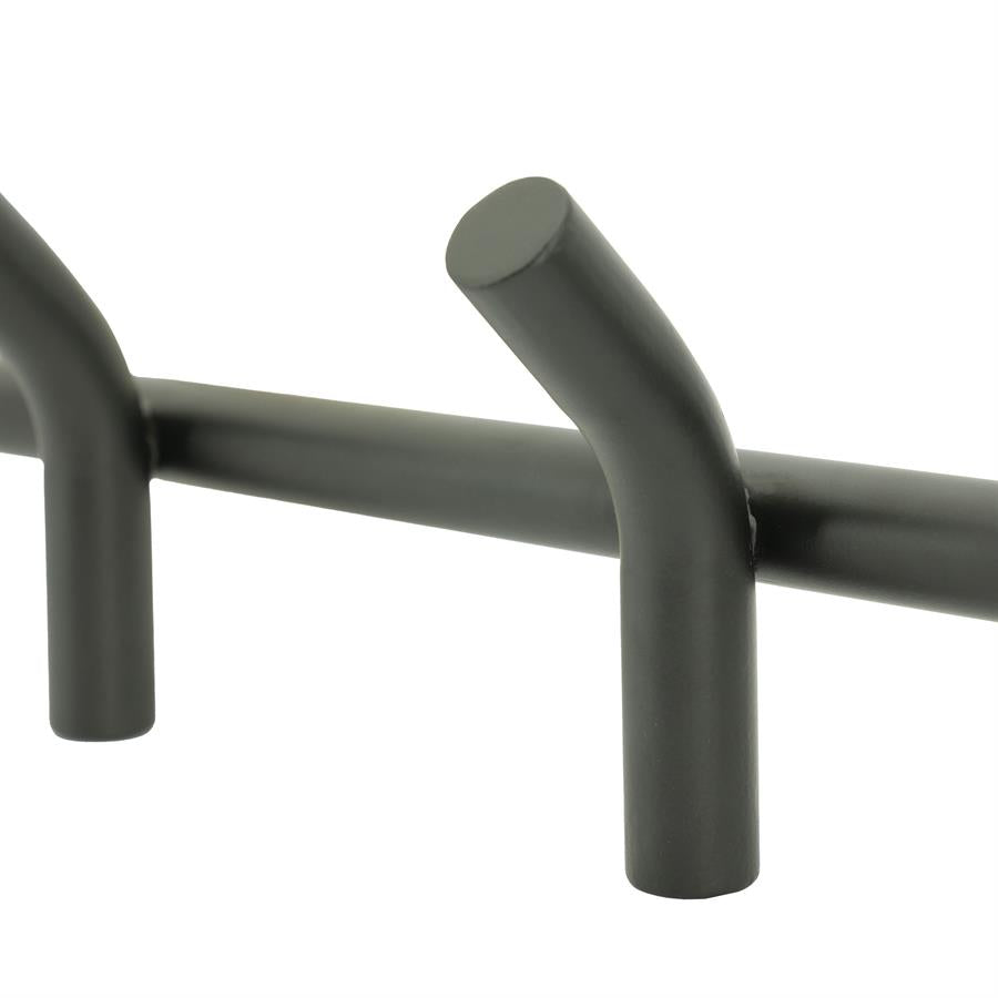 Wall coat rack Matto 5 haken zwart - By-Boo