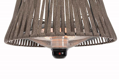 Heater Artix Corda Bright hangend bruin 1800W Terrasverwarmer - Sunred