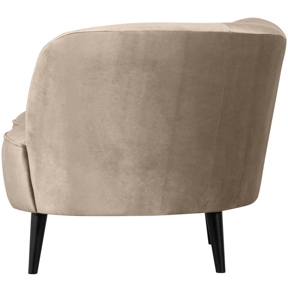 SARA LOUNGE FAUTEUIL LINKS VELVET KHAKI