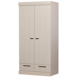 CONNECT 2-DEURS KLEDINGKAST + LADE DUST [fsc]