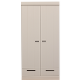 CONNECT 2-DEURS KLEDINGKAST + LADE DUST [fsc]