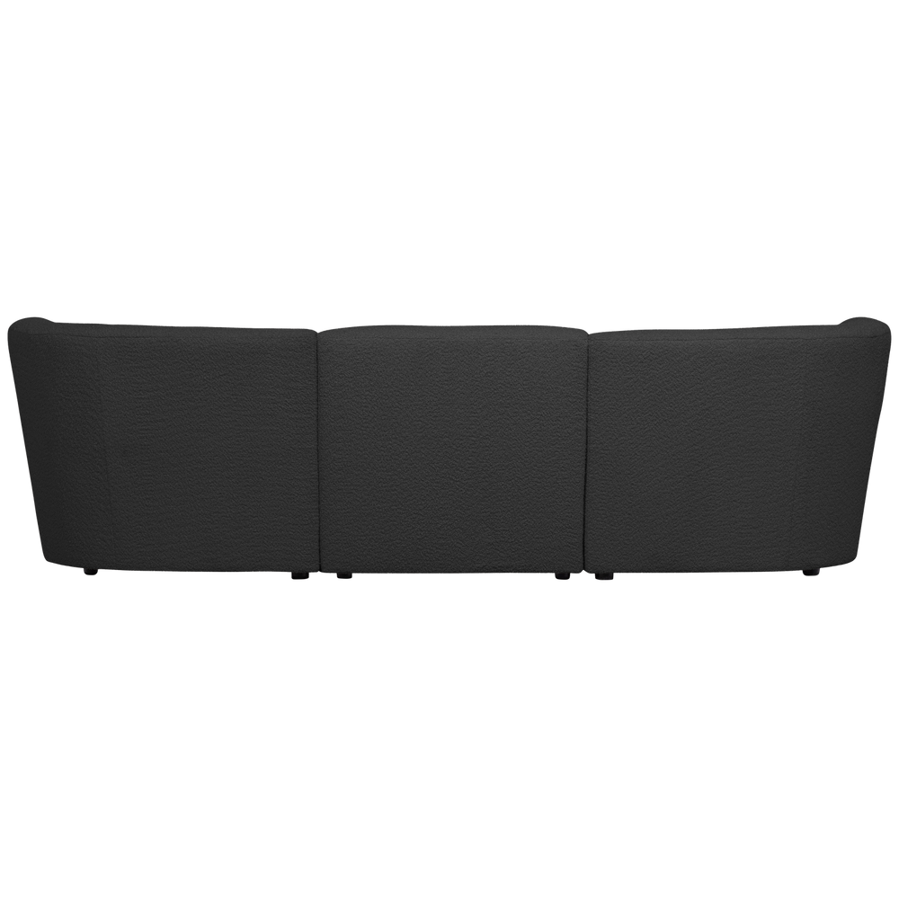 COCO 3-ZITS BANK BOUCLE DONKERGRIJS