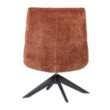 JOUKE DRAAIFAUTEUIL CHENILLE STRUCTUUR ROESTBRUIN [fsc]