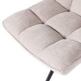 JOUKE DRAAIFAUTEUIL CHENILLE STRUCTUUR NATUREL [fsc]