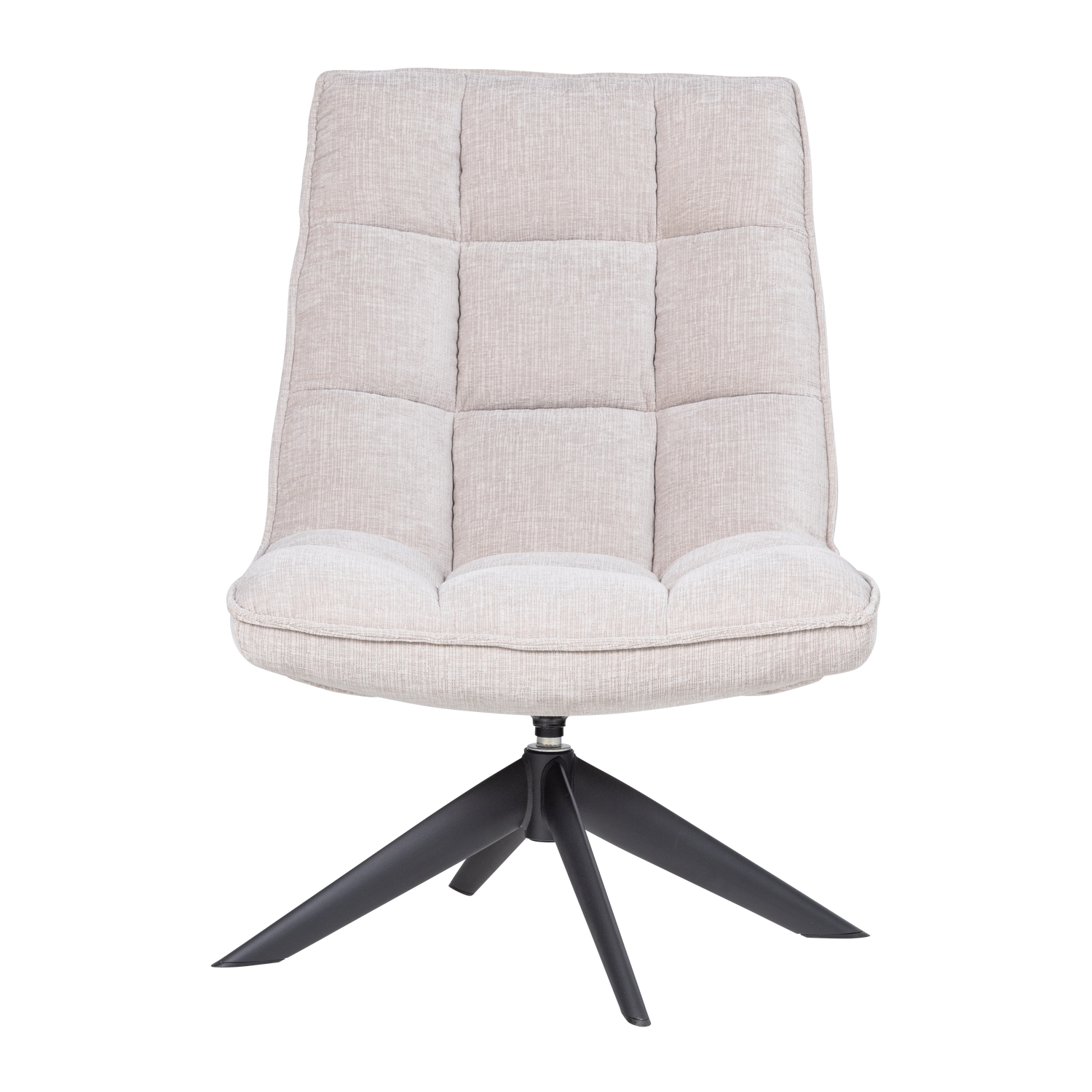JOUKE DRAAIFAUTEUIL CHENILLE STRUCTUUR NATUREL [fsc]