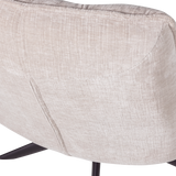 JOUKE DRAAIFAUTEUIL CHENILLE STRUCTUUR NATUREL [fsc]