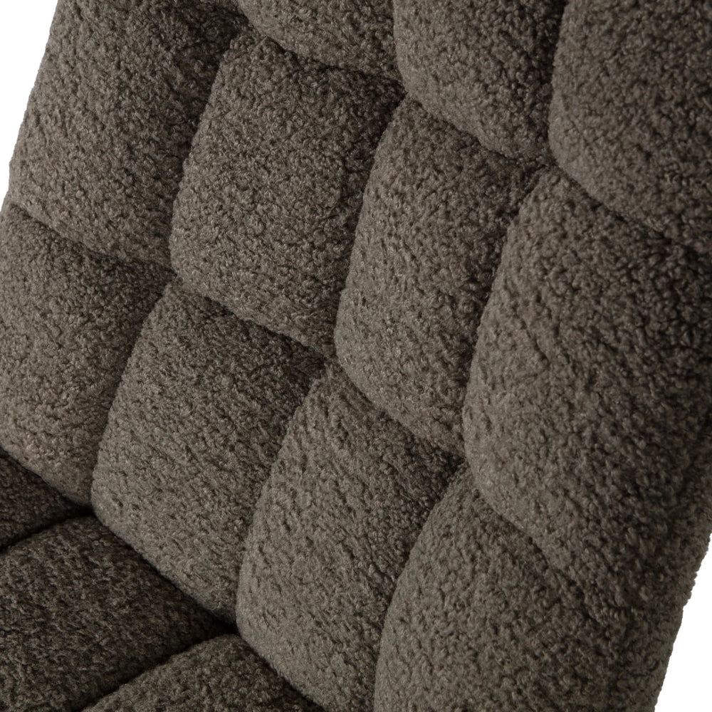 WOOOD - Job draaifauteuil teddy groen