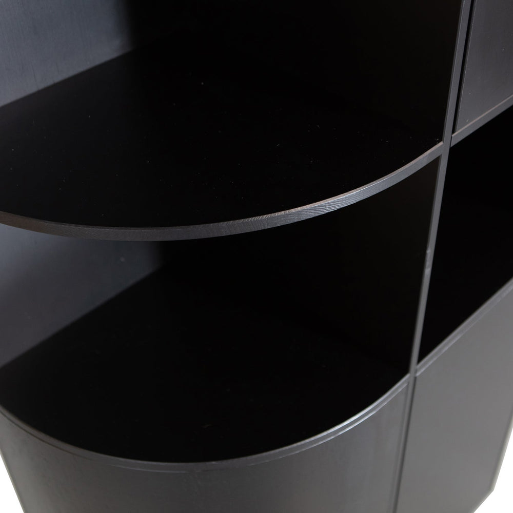 FINCA OPBERGKAST ROND LINKS 78 CM GRENEN DIEPZWART [fsc]