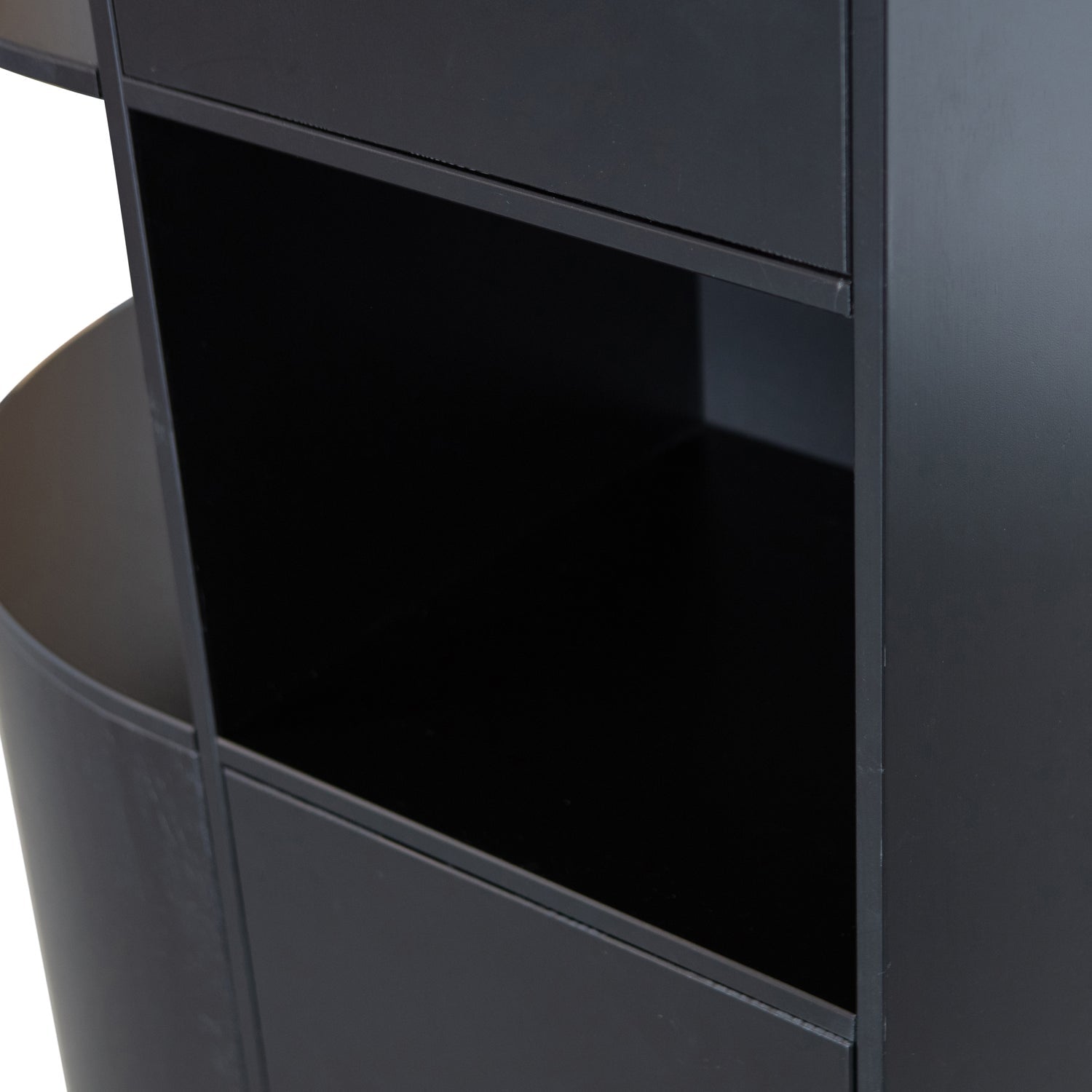 FINCA OPBERGKAST ROND LINKS 78 CM GRENEN DIEPZWART [fsc]