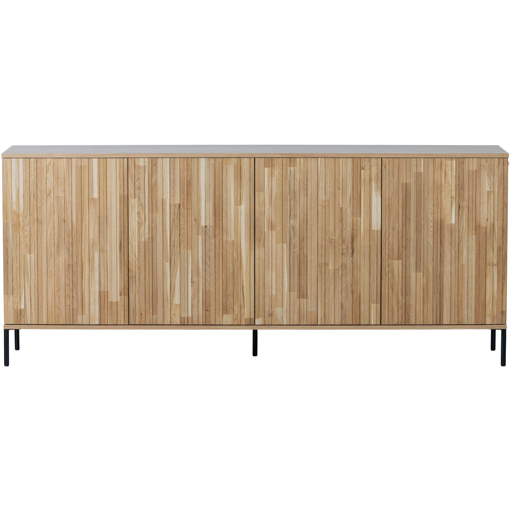 NEW GRAVURE DRESSOIR 200 CM EIKEN BLANKE LAK [fsc]