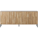 NEW GRAVURE DRESSOIR 200 CM EIKEN BLANKE LAK [fsc]