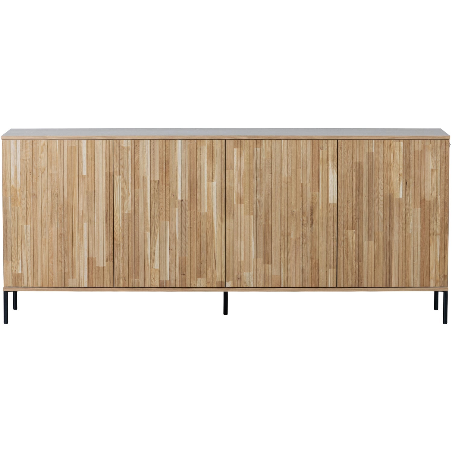 NEW GRAVURE DRESSOIR 200 CM EIKEN BLANKE LAK [fsc]