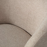 WOOOD - Serra draaifauteuil geweven stof zand