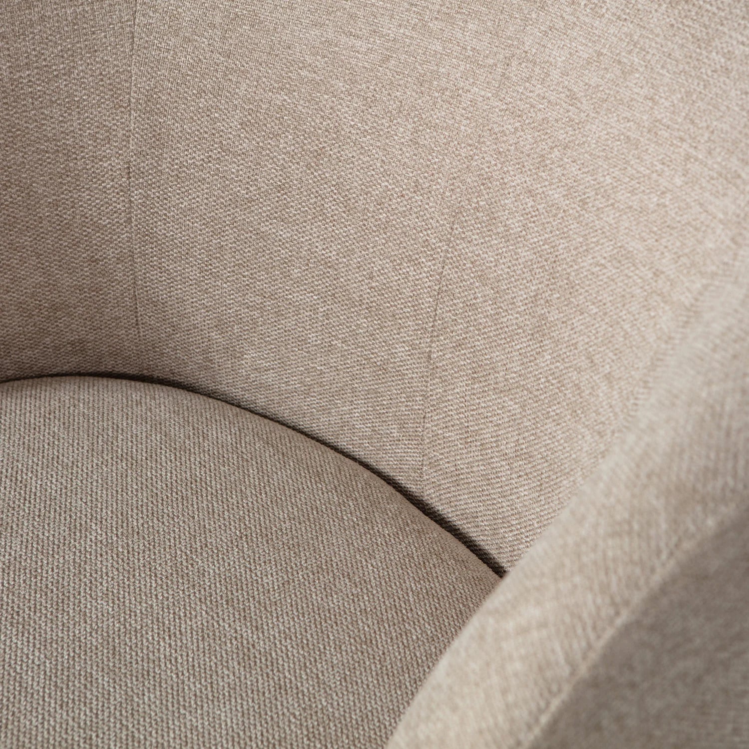 WOOOD - Serra draaifauteuil geweven stof zand