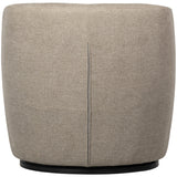WOOOD - Serra draaifauteuil geweven stof zand
