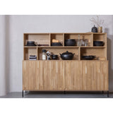 NEW GRAVURE WANDKAST EIKEN BLANKE LAK [fsc]