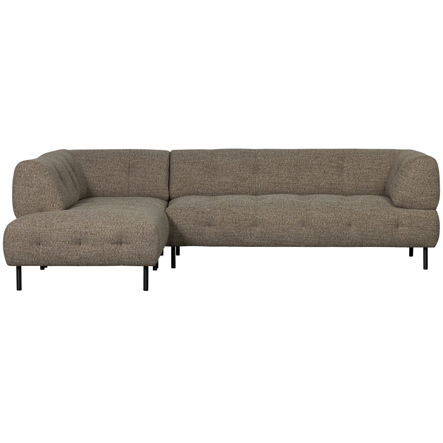 LLOYD HOEKBANK LINKS GROF GEWEVEN DONKERBRUIN MELANGE