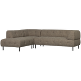 LLOYD HOEKBANK LINKS GROF GEWEVEN DONKERBRUIN MELANGE