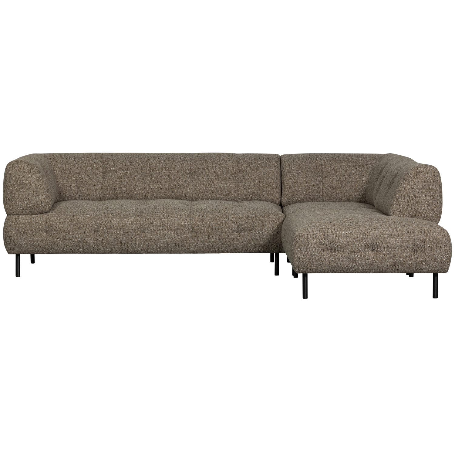 LLOYD HOEKBANK RECHTS GROF GEWEVEN DONKERBRUIN MELANGE