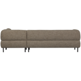 LLOYD HOEKBANK RECHTS GROF GEWEVEN DONKERBRUIN MELANGE