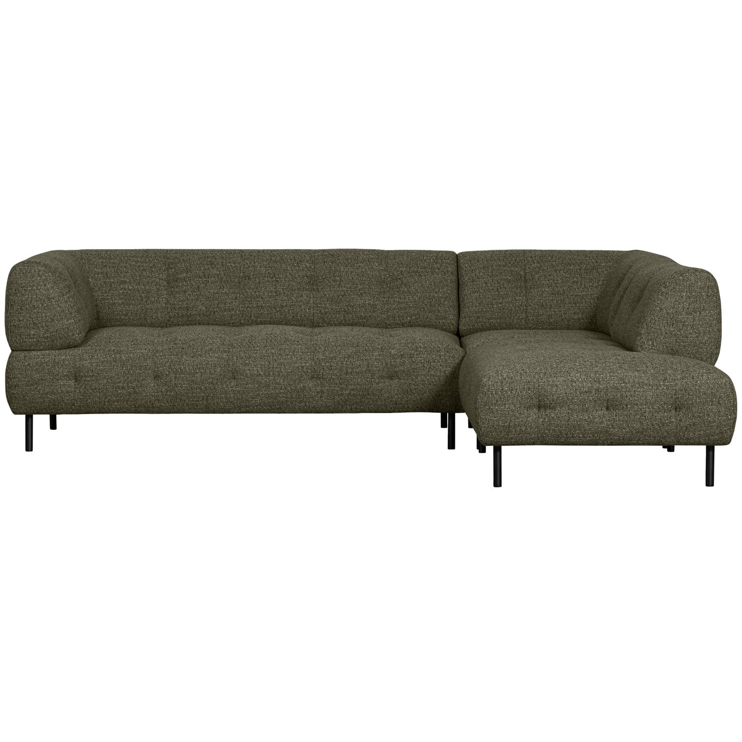 LLOYD HOEKBANK RECHTS GROF GEWEVEN GROEN MELANGE