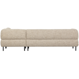 LLOYD HOEKBANK RECHTS GROF GEWEVEN NATUREL MELANGE