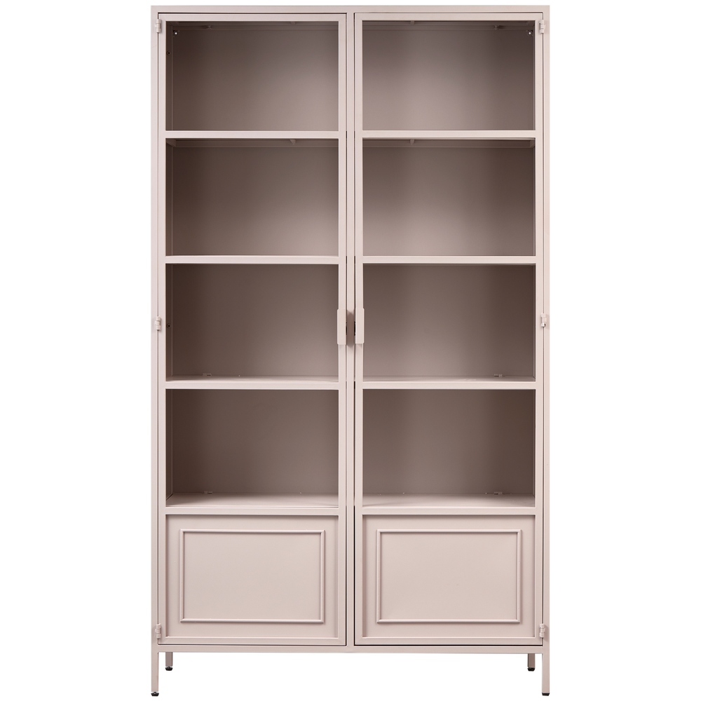 RONJA VITRINEKAST XL METAAL SOFT PINK