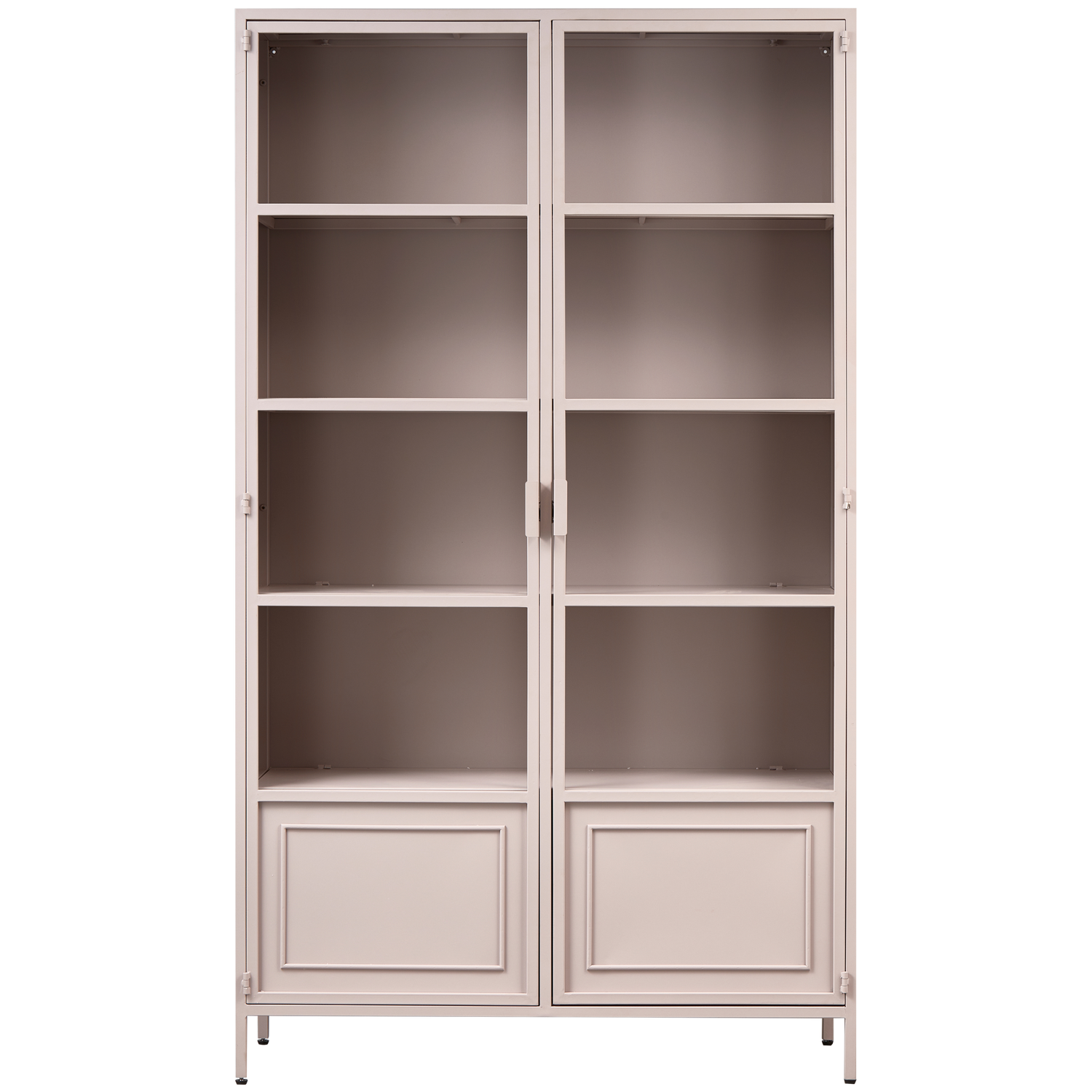 RONJA VITRINEKAST XL METAAL SOFT PINK