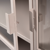 RONJA VITRINEKAST XL METAAL SOFT PINK