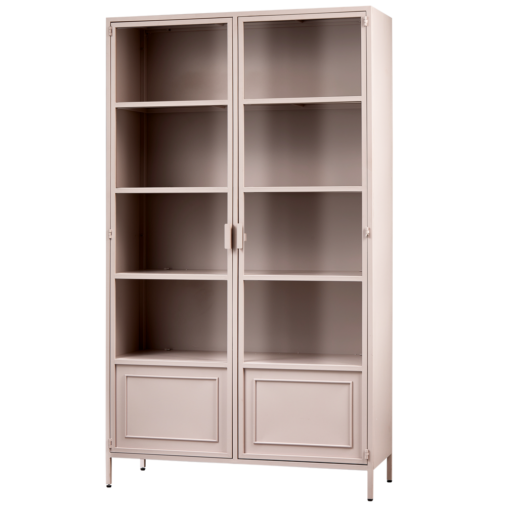 RONJA VITRINEKAST XL METAAL SOFT PINK