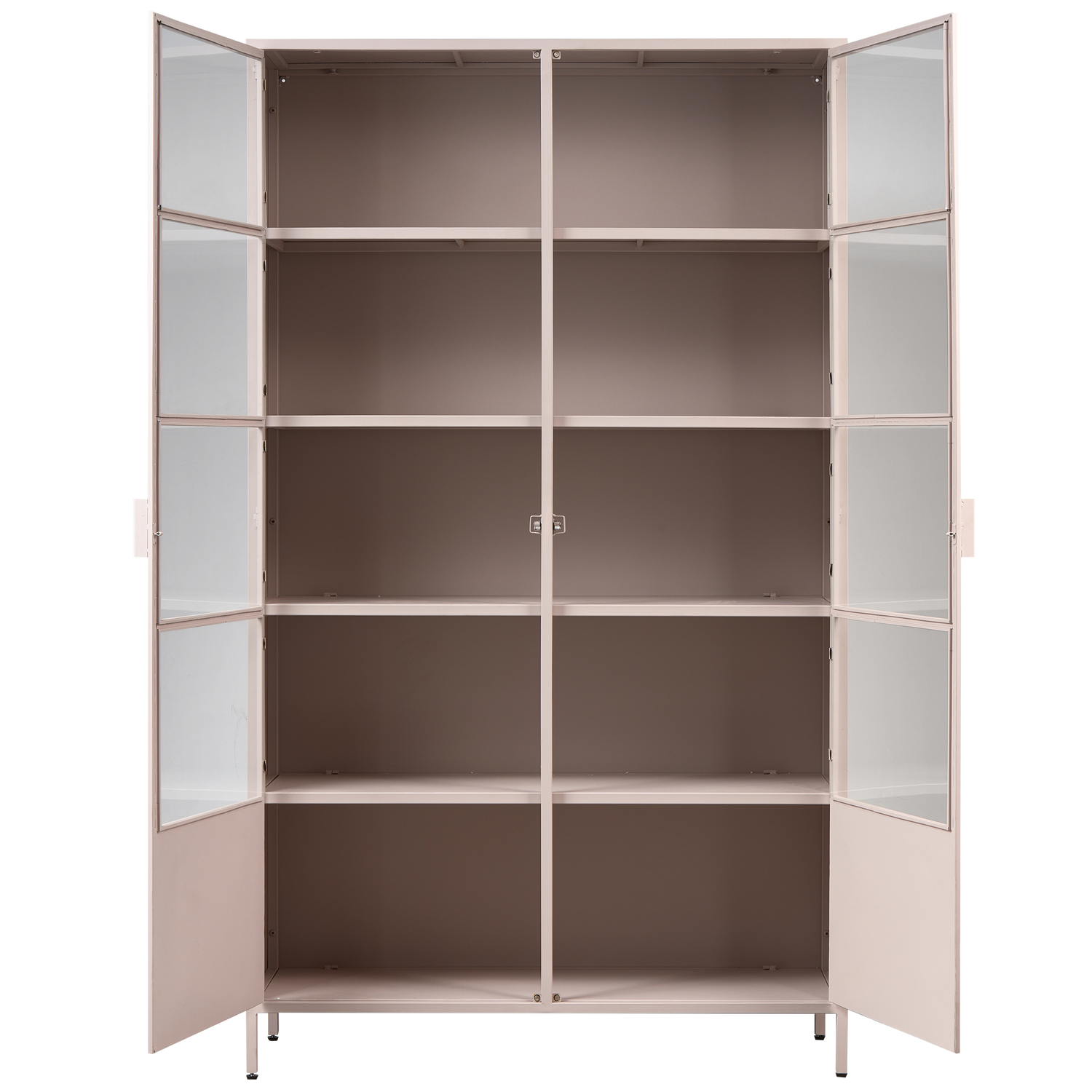 RONJA VITRINEKAST XL METAAL SOFT PINK