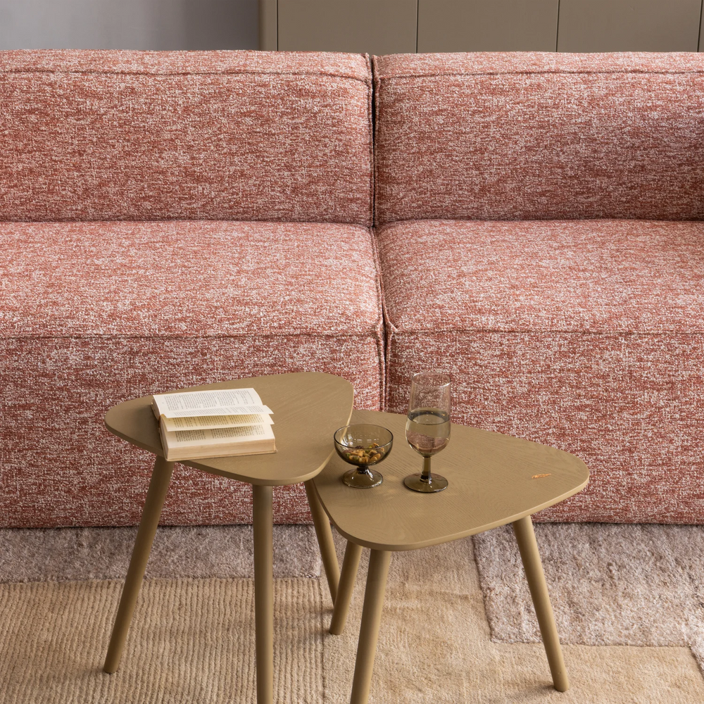 WOOOD - Noven handgeweven vloerkleed wol/katoen zand 170x240cm