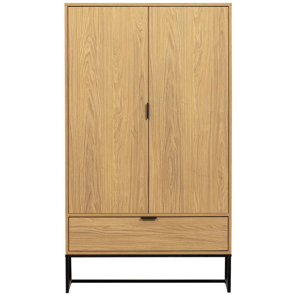 SILAS 2-DEURS KAST EIKEN DECOR [fsc]