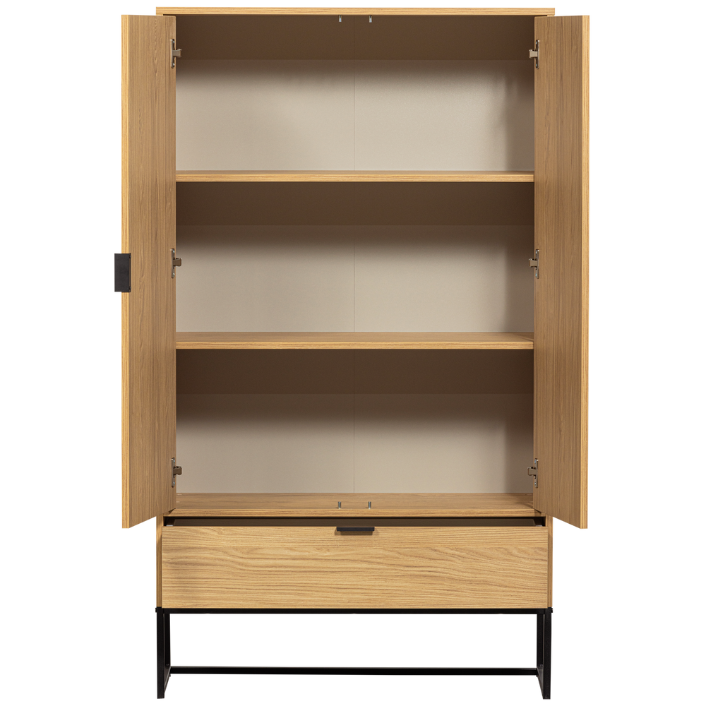 SILAS 2-DEURS KAST EIKEN DECOR [fsc]