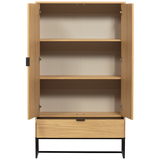 SILAS 2-DEURS KAST EIKEN DECOR [fsc]