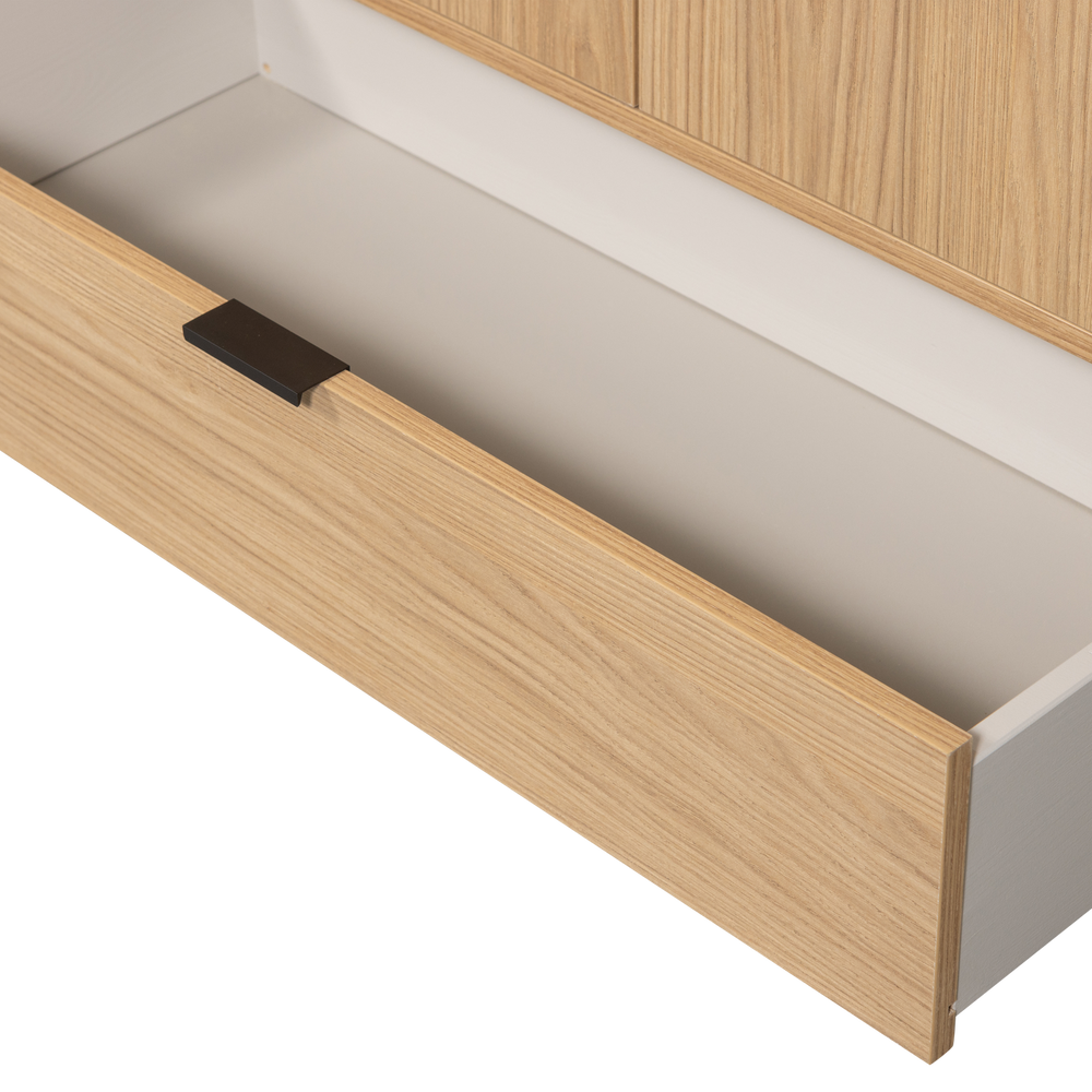 SILAS 2-DEURS KAST EIKEN DECOR [fsc]