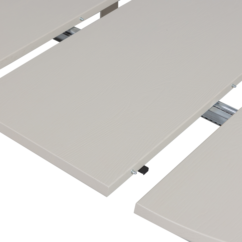 JANNE UITSCHUIFBARE EETTAFEL ROND EIKEN DAKARGRAU [fsc]