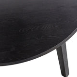 LANGE JAN UITSCHUIFBARE EETTAFEL ROND EIKEN BLACKNIGHT [fsc]