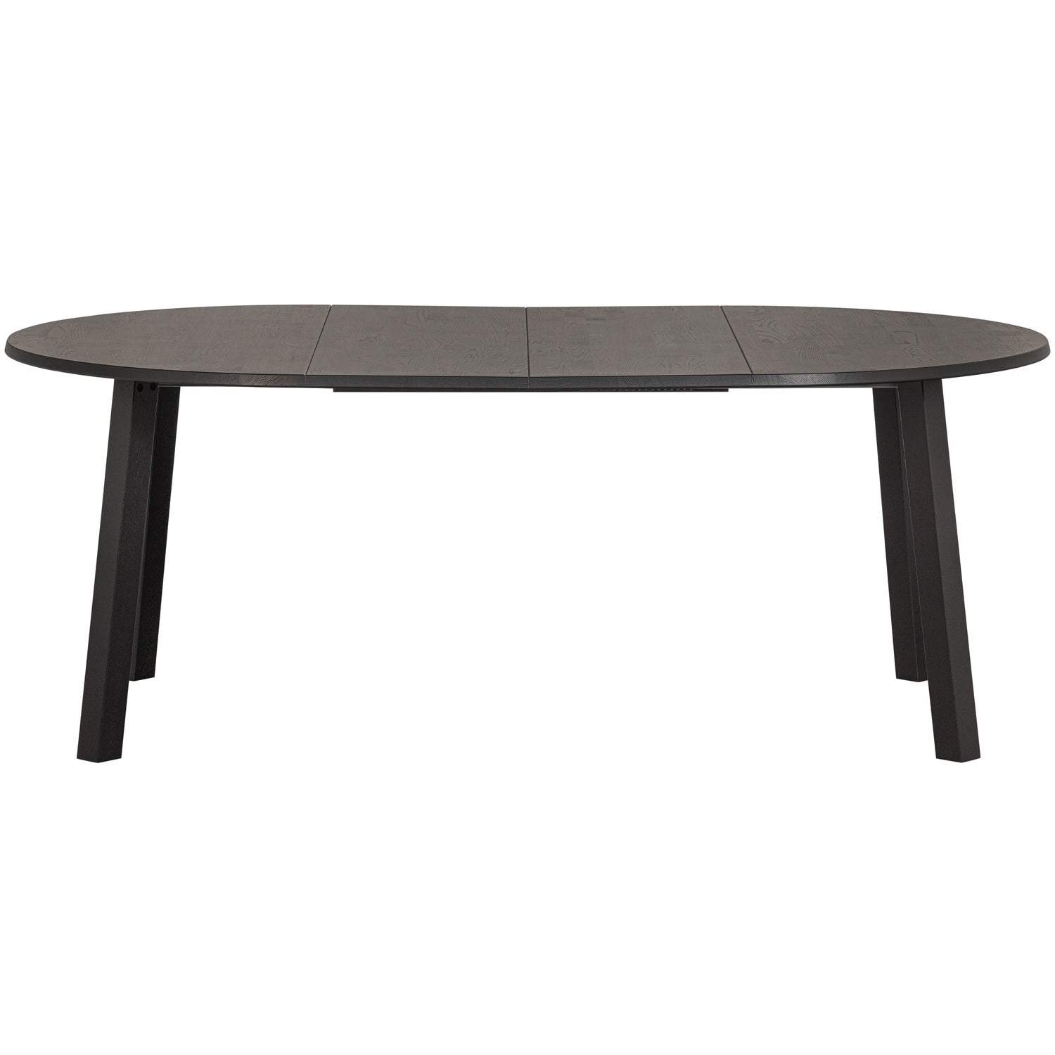 LANGE JAN UITSCHUIFBARE EETTAFEL ROND EIKEN BLACKNIGHT [fsc]