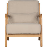 MARK FAUTEUIL GEWEVEN STOF NATUREL