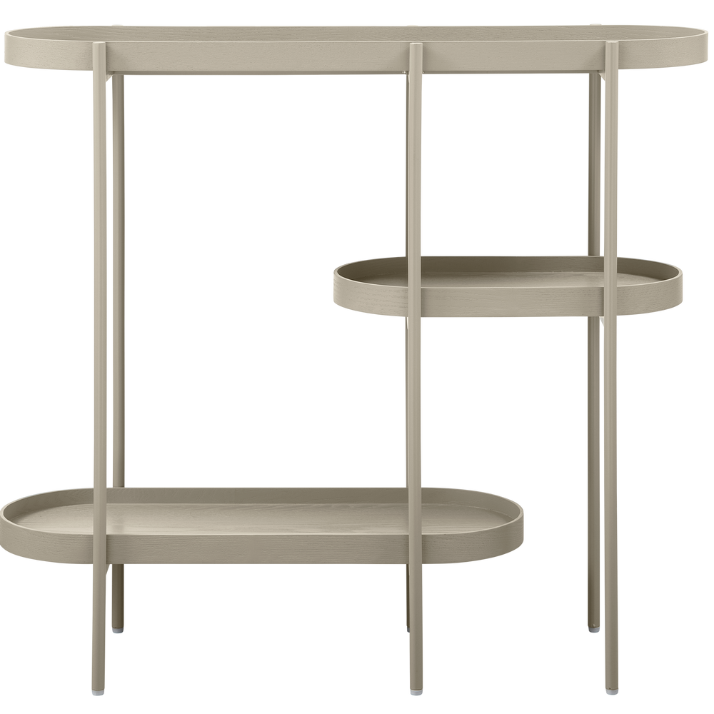 NOAN SIDETABLE HOUT/METAAL ANTIEK BEIGE