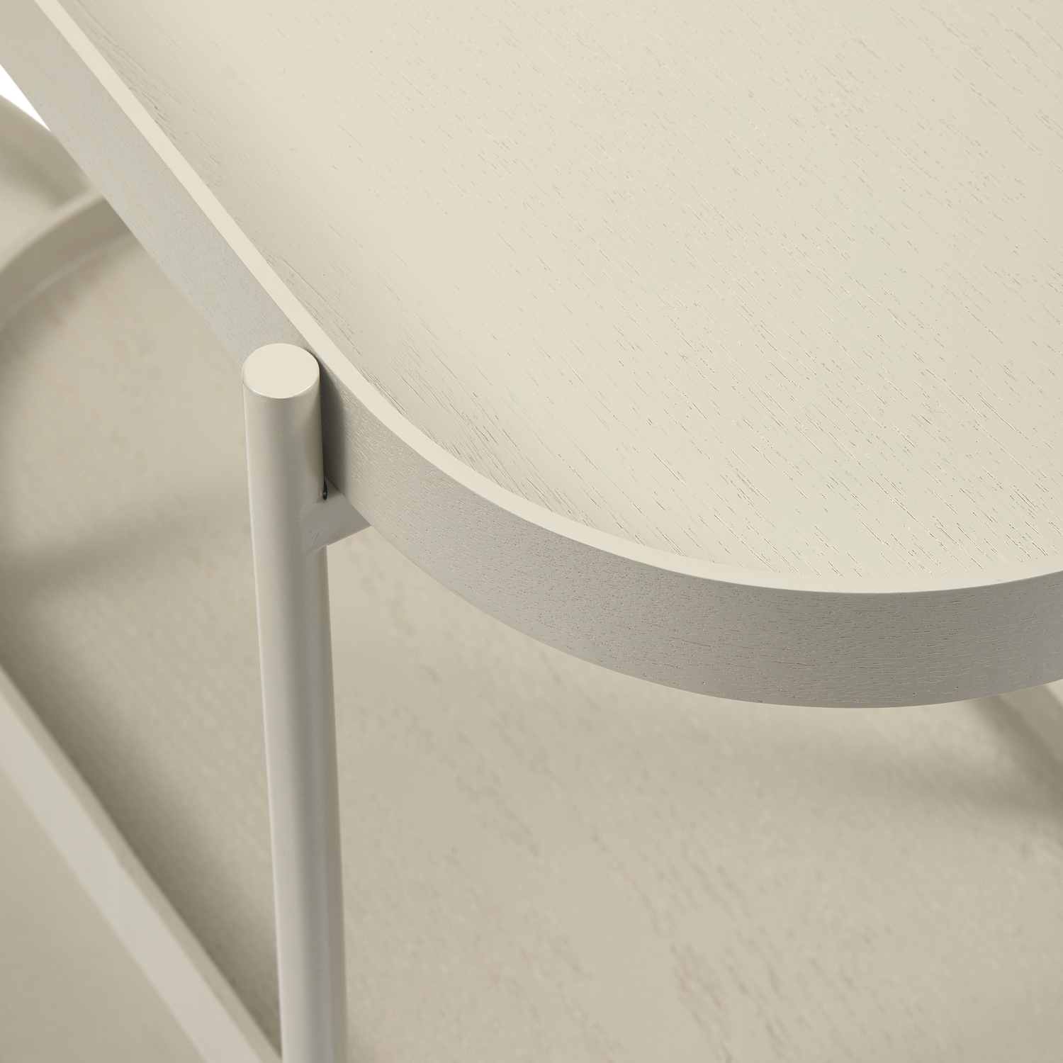 NOAN SIDETABLE HOUT/METAAL ANTIEK BEIGE