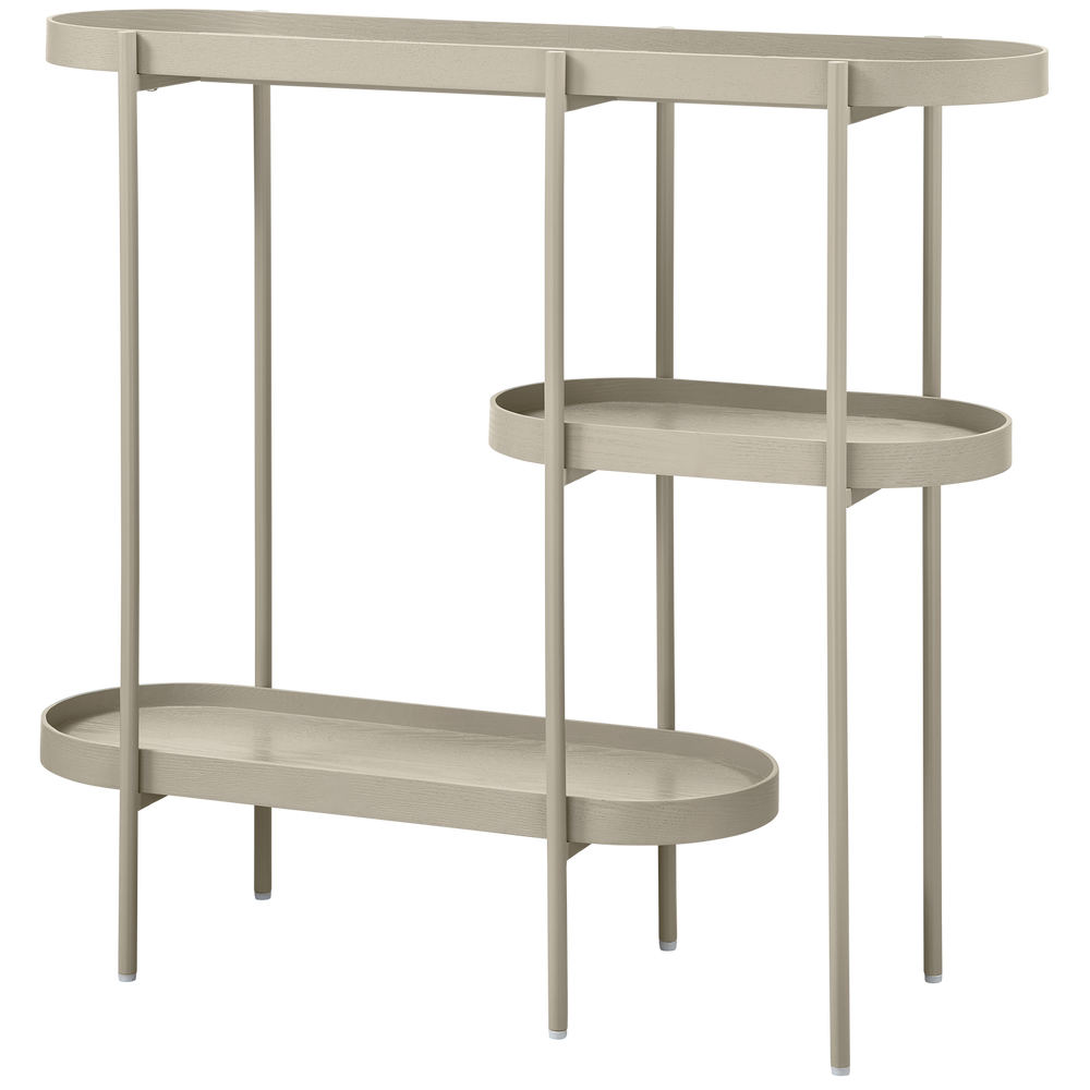 NOAN SIDETABLE HOUT/METAAL ANTIEK BEIGE