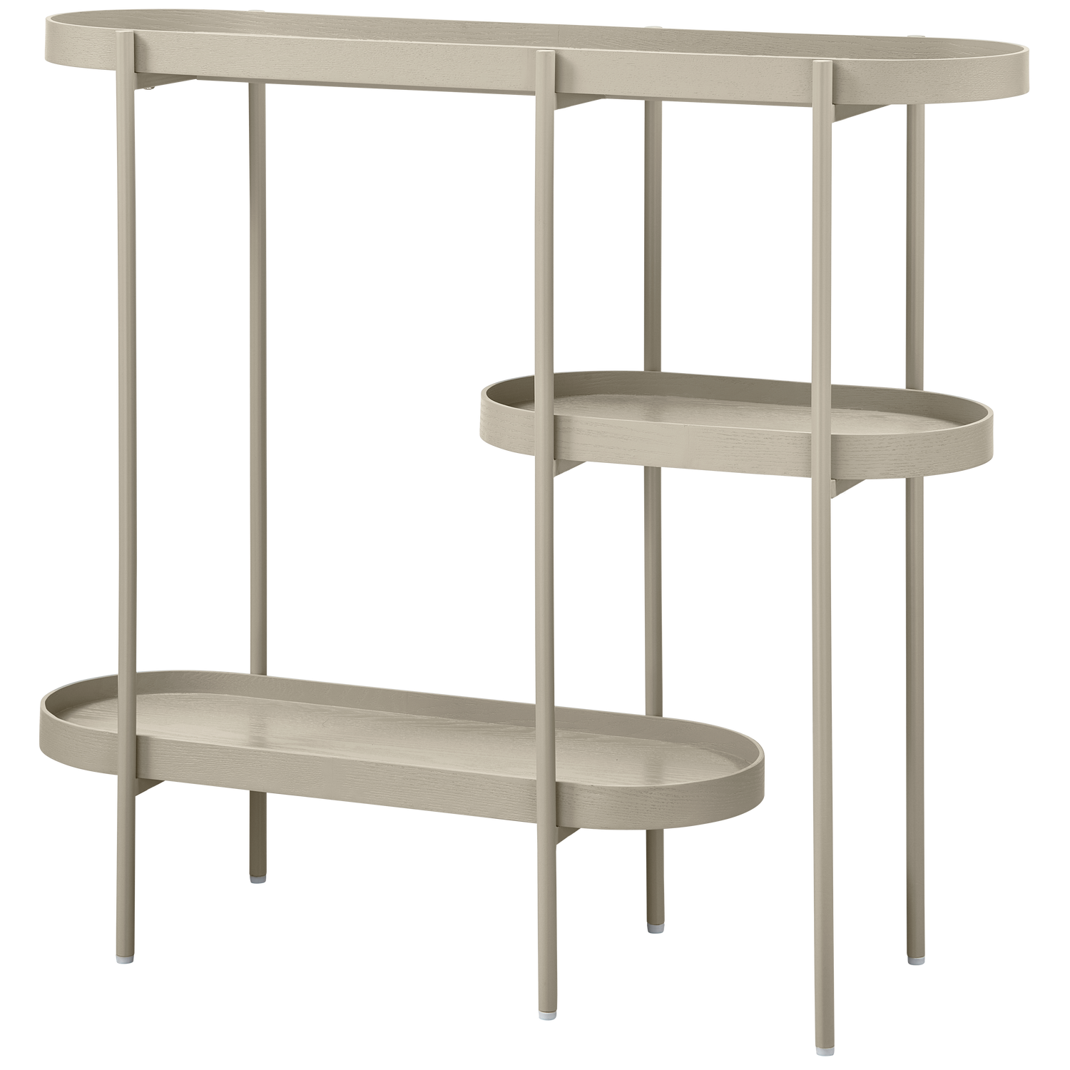 NOAN SIDETABLE HOUT/METAAL ANTIEK BEIGE