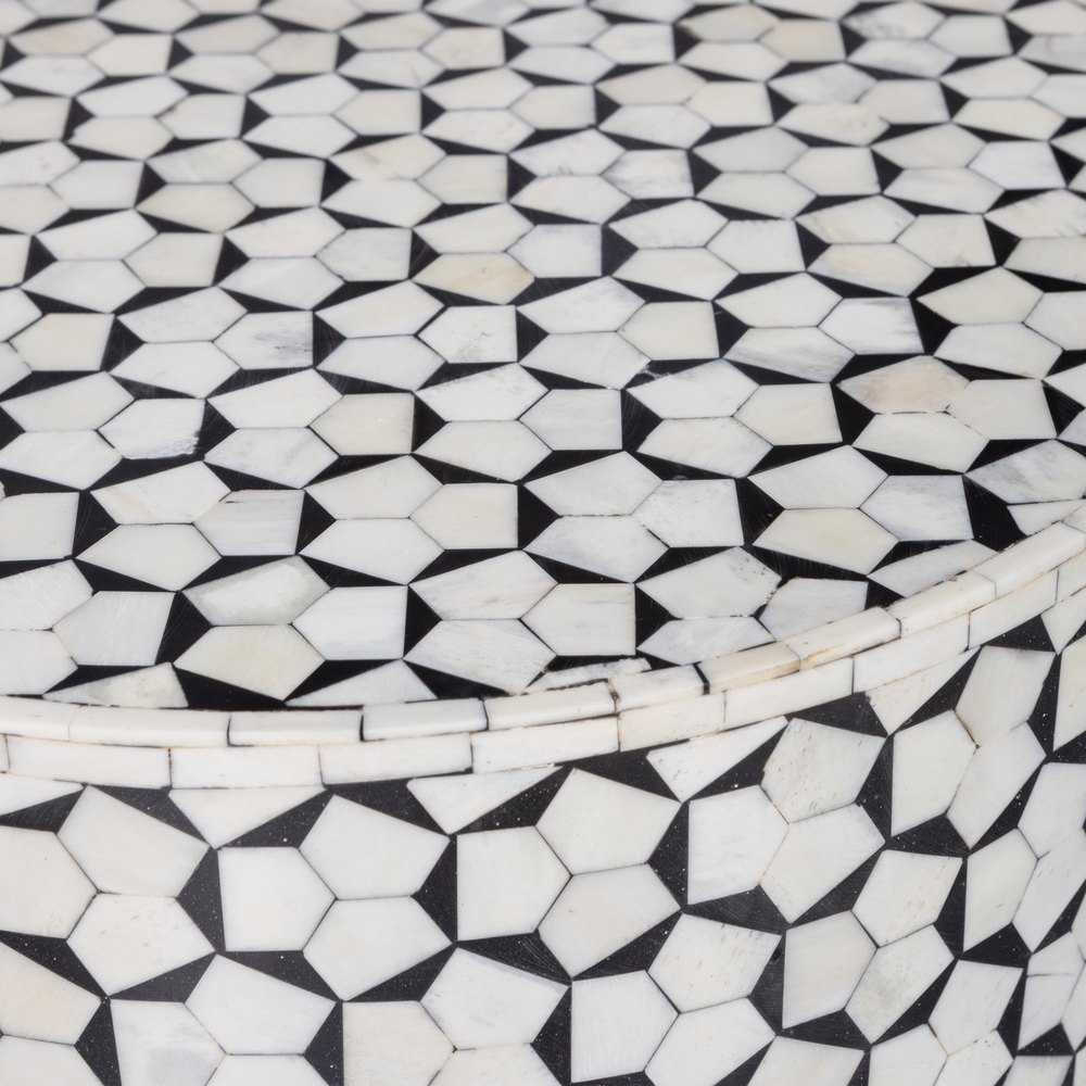 NEVA BIJZETTAFEL ZWART/WIT