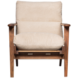 HOUSTON FAUTEUIL BOUCLE/HOUT NATUREL