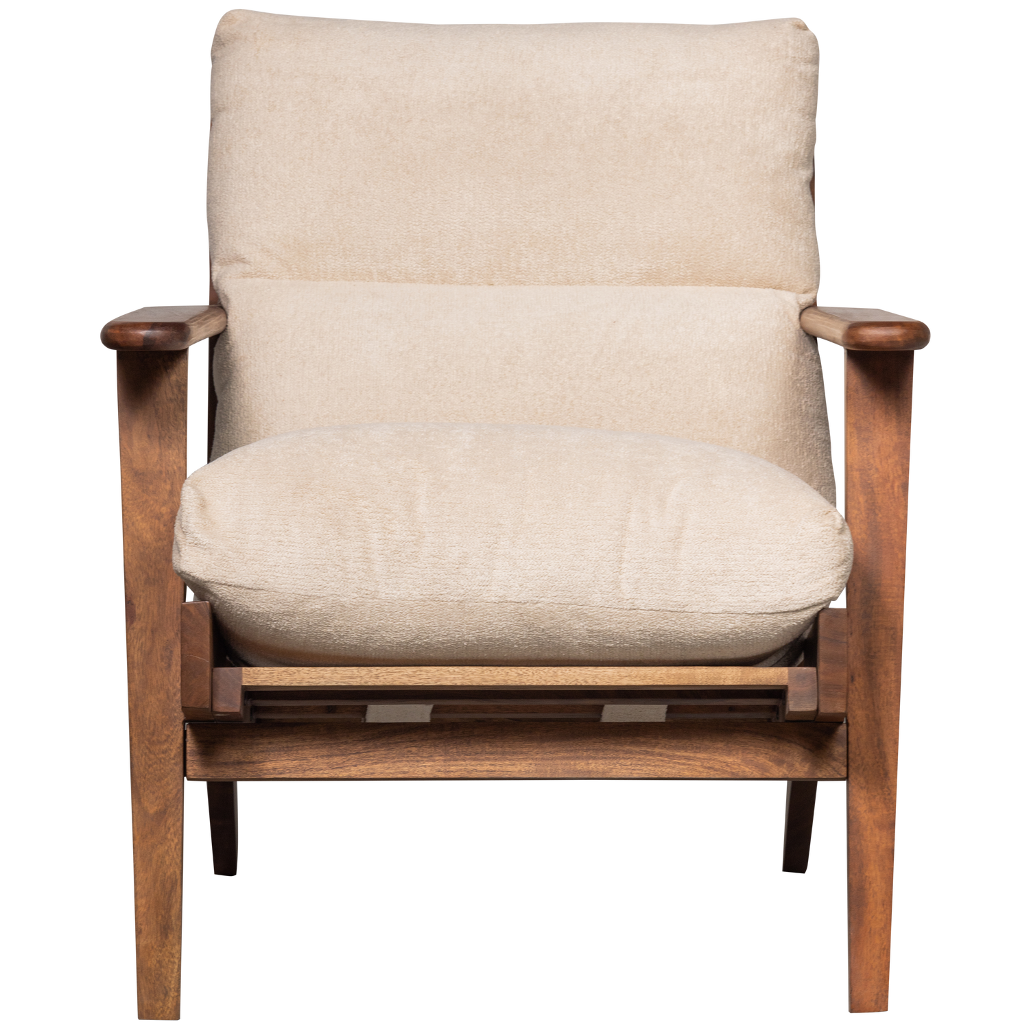 HOUSTON FAUTEUIL BOUCLE/HOUT NATUREL