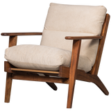HOUSTON FAUTEUIL BOUCLE/HOUT NATUREL